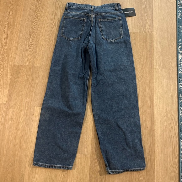 Pretty little thing Mid rise light wash baggy boyfriend jeans - Picture 3 of 8
